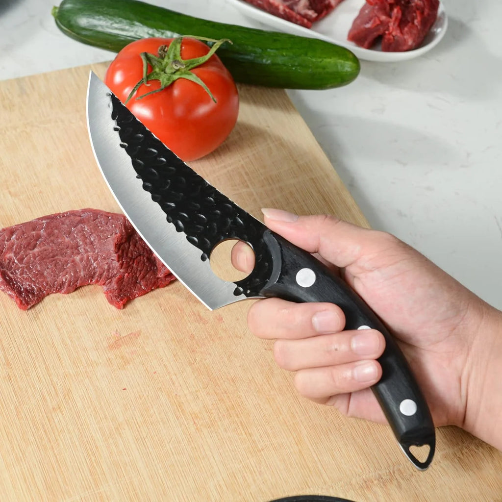 Black High Carbon Steel Boning Knife N233