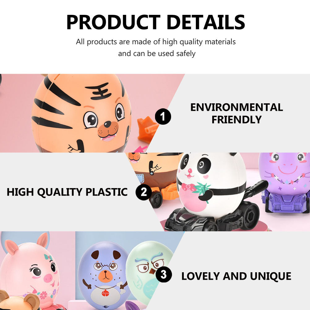 DIY Assembled Toys Car Blind Box Surprise Egg Q2364
