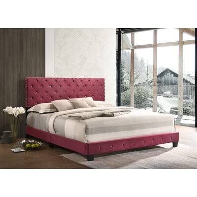 Full Tufted Upholstered Bed I104