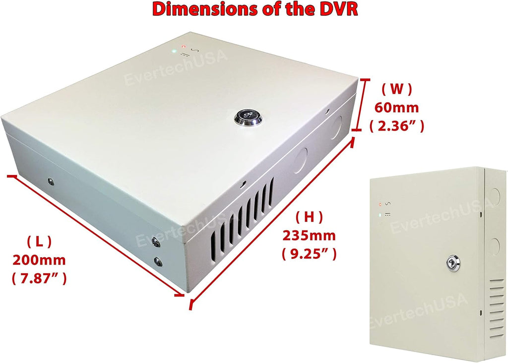 16 Channel 12 Volt DC Output CCTV Power Supply Box with 18 Pcs. DC Male Pigtail O38404