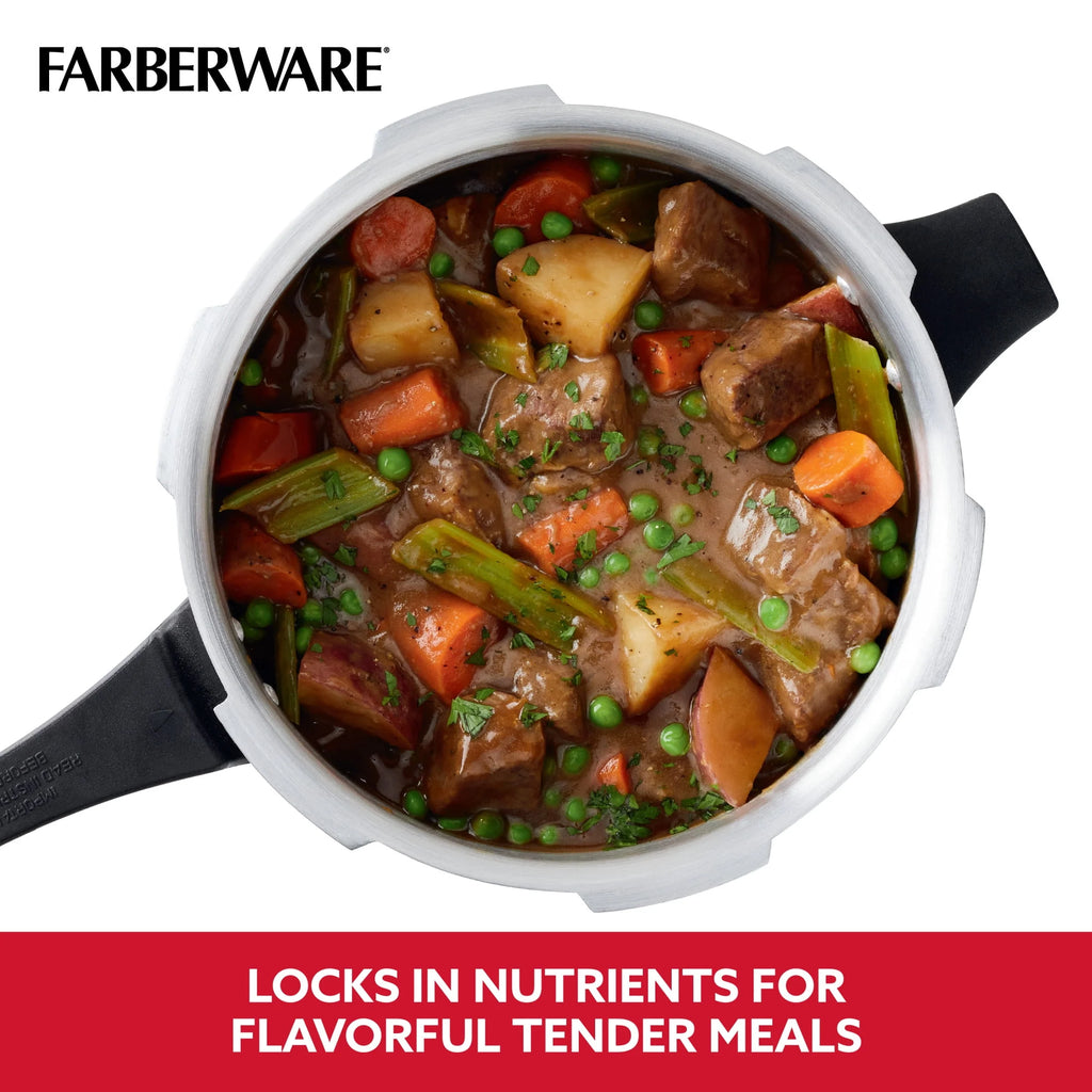 6-Quart Aluminum Stovetop Pressure Cooker P64082