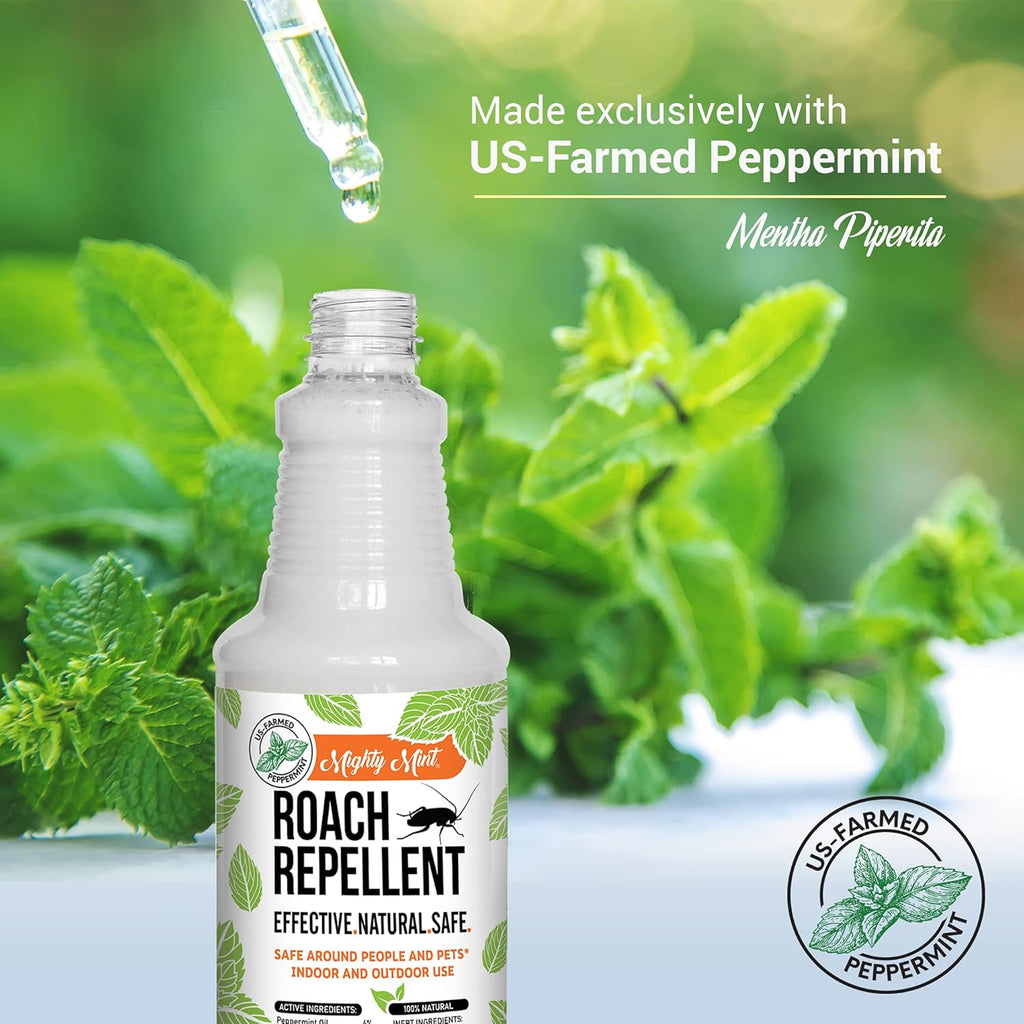 16oz Natural Peppermint Oil Cockroach Repellent Spray O65903