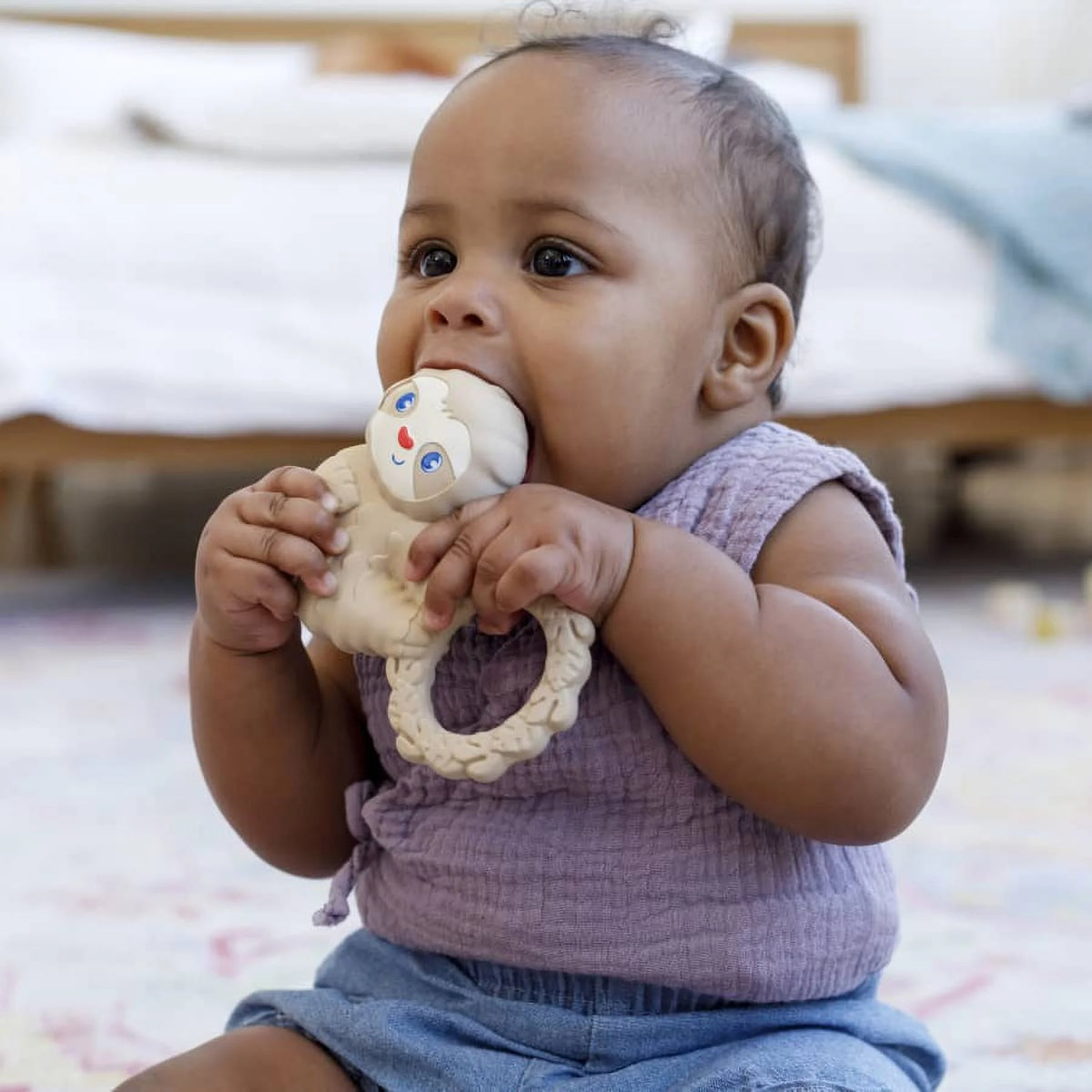 Beige Sloth Teether B125