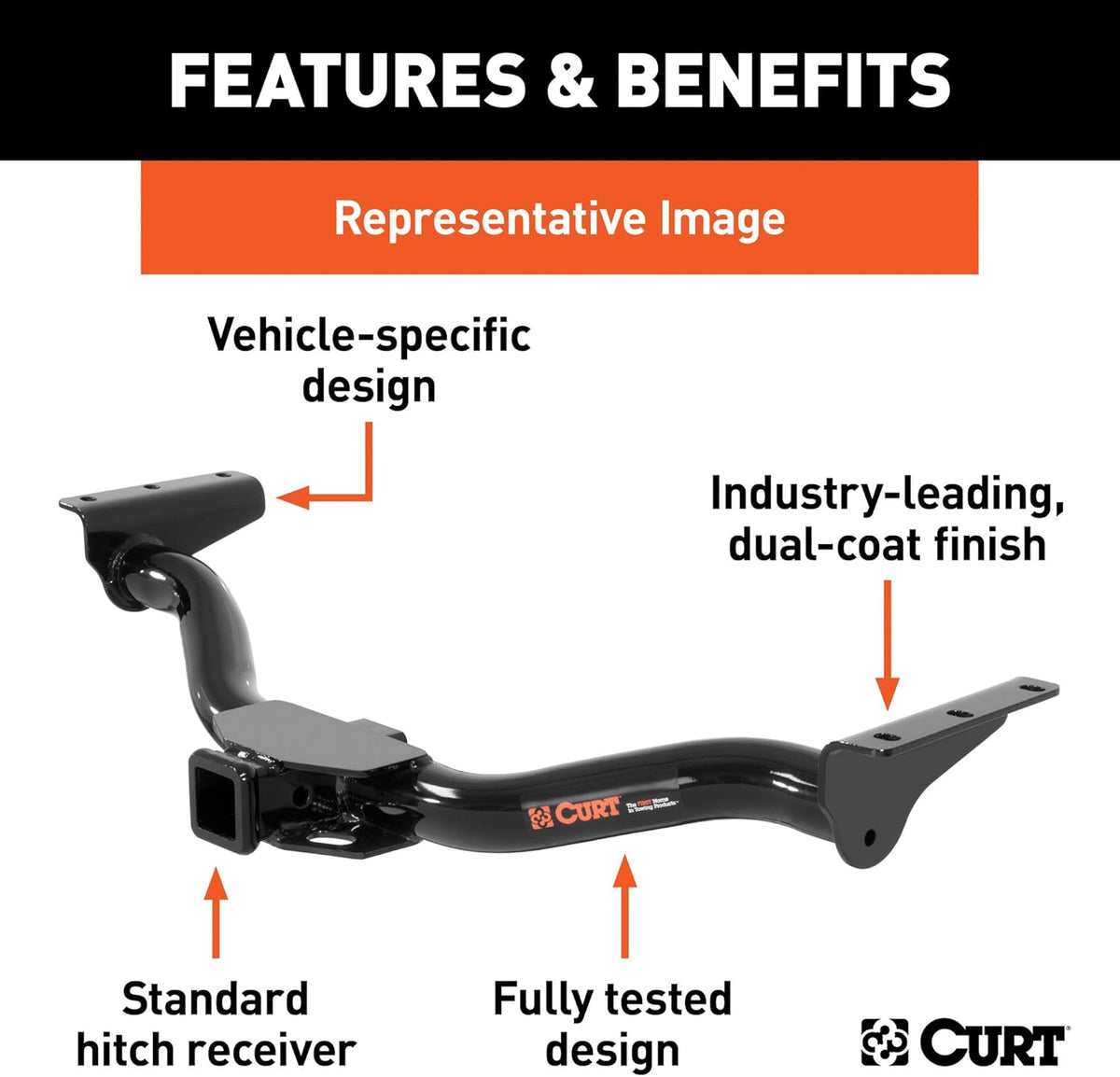 Class 3 Trailer Hitch, 2-Inch Receiver Z139