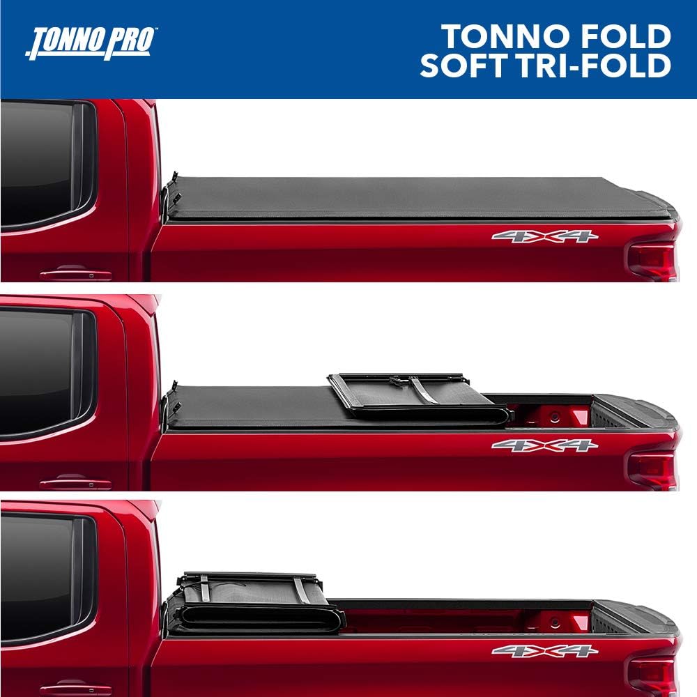 Soft Folding Truck Bed Tonneau Cover W106