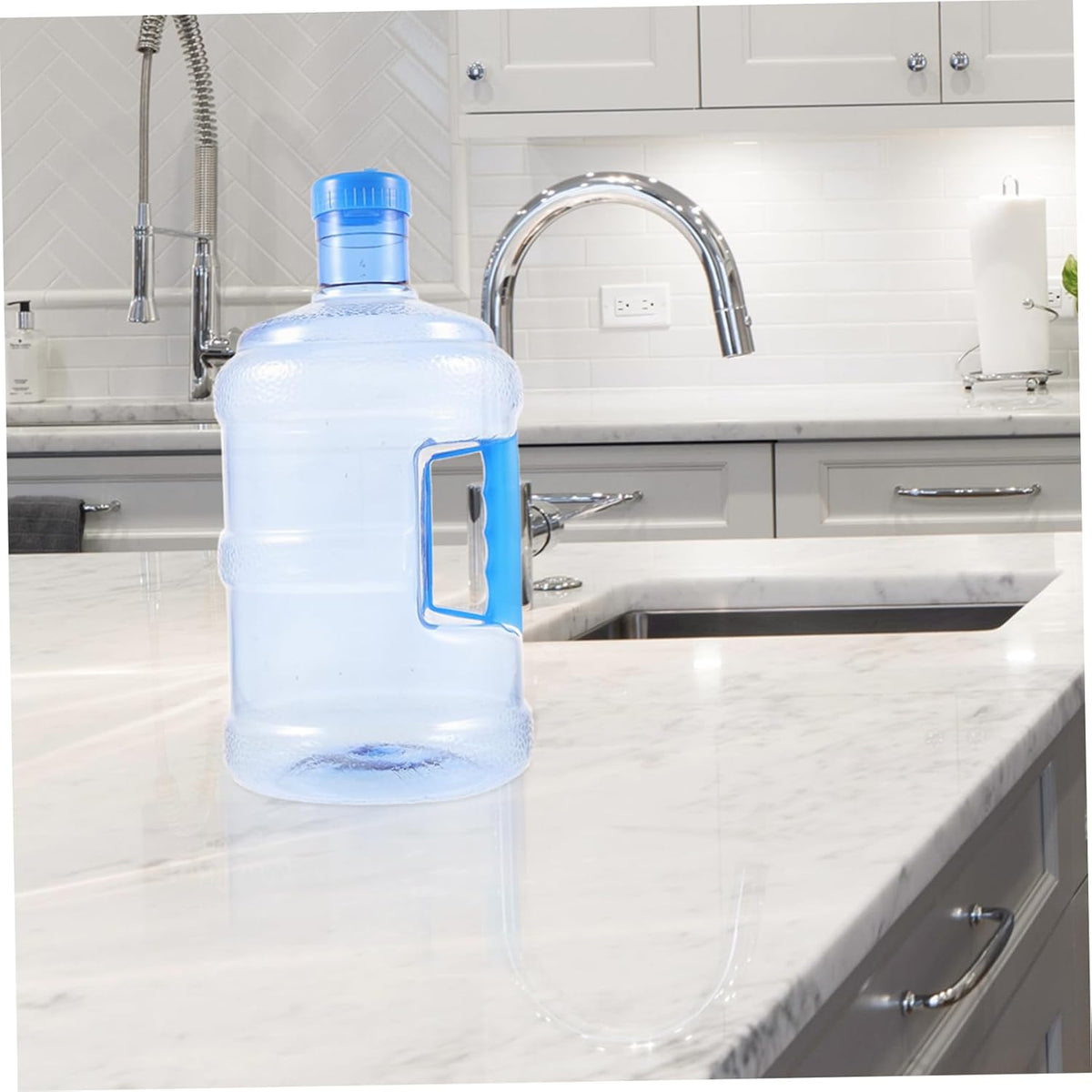 5 3 Gallon Glass Water Jug with Handle L74621