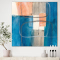 Mid-Century Modern Canvas Artwork Print - 30 in. Wide x 30 in. High M5199