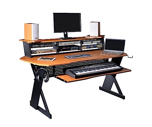 Cherry Music Studio Desk Workstation with 3 x 4U Rack D369963