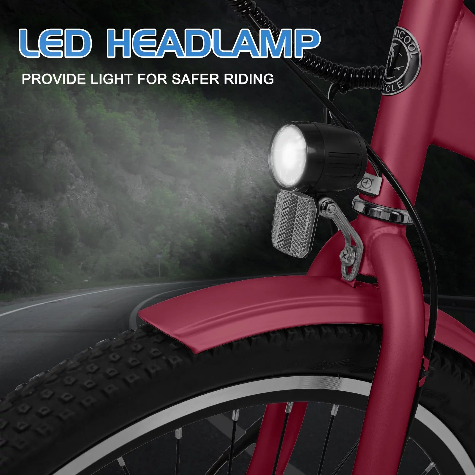 24" 350W 7-Speed Electric Tricycle with Removable Lithium Battery 36V 14.5AH P988