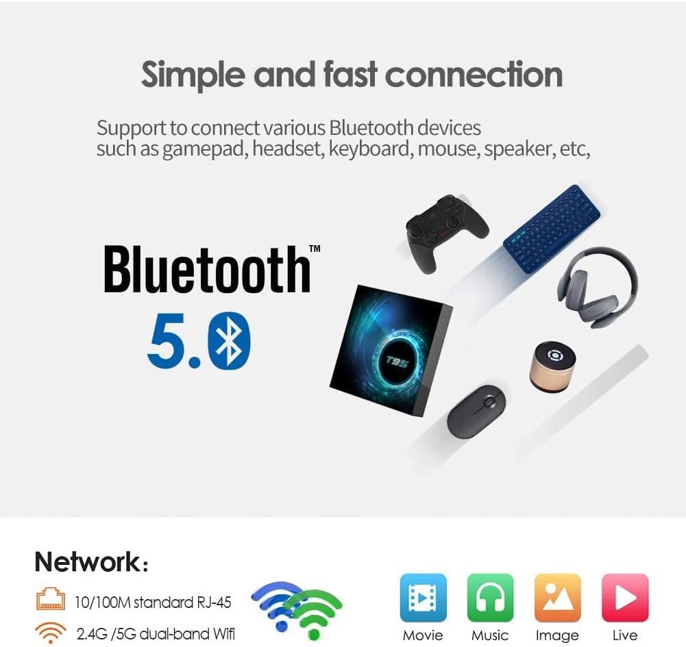 Android 10.0 Smart TV Box 4GB RAM 32GB eMMC V2120