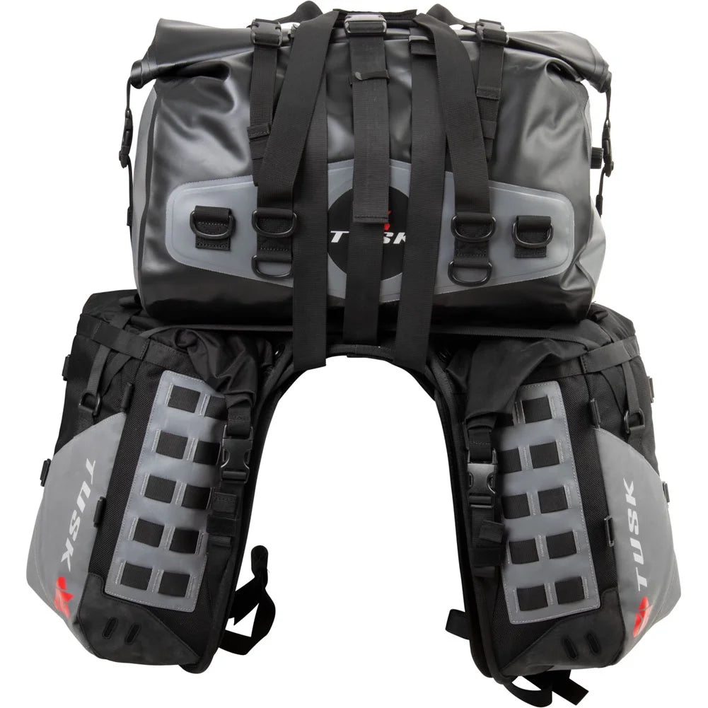 Rackless Luggage System with Medium Dry Duffel Tail Bag Standard Heat Shield A5350