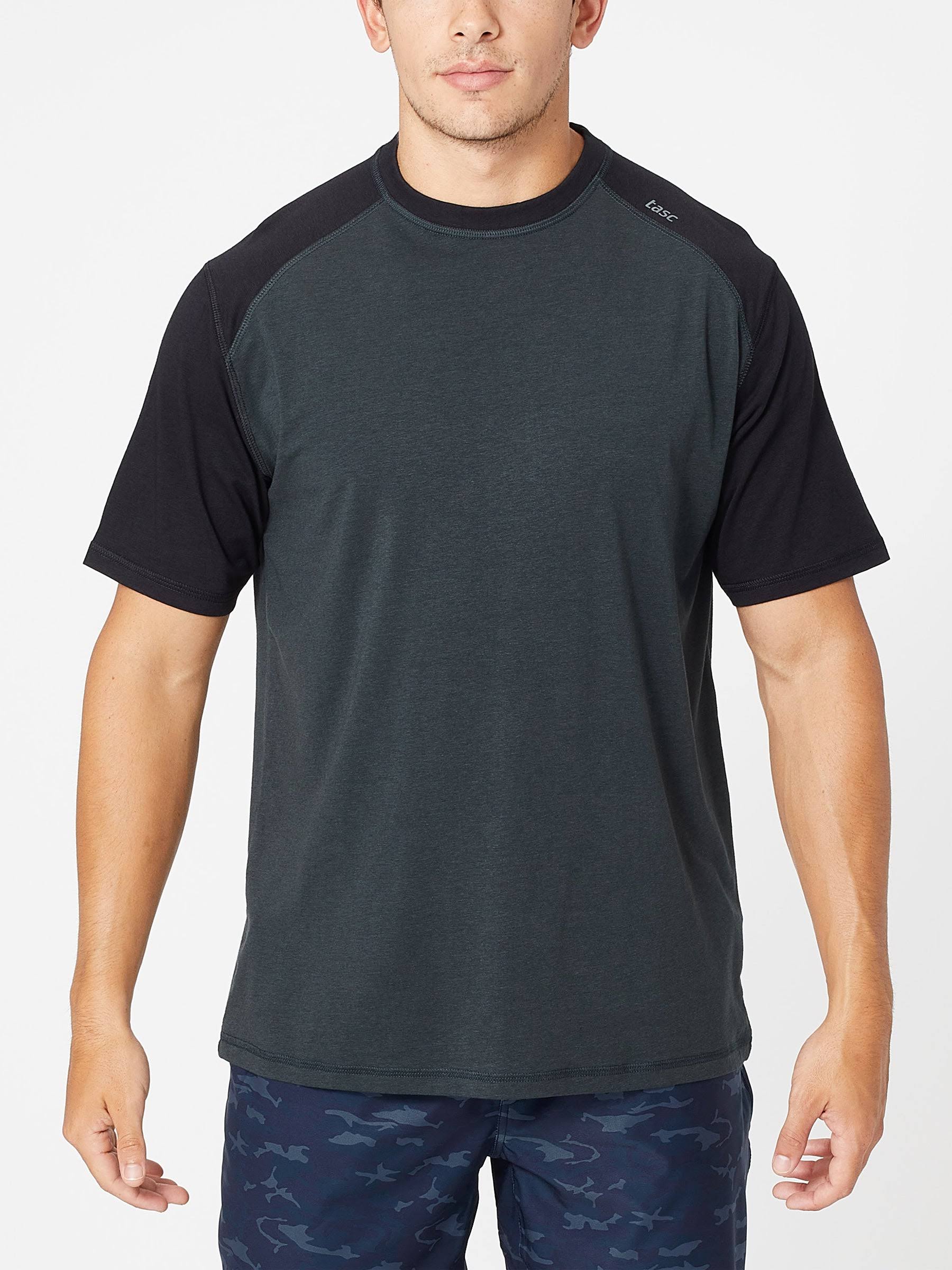 Gray M Baseball Fitness T-Shirt T182