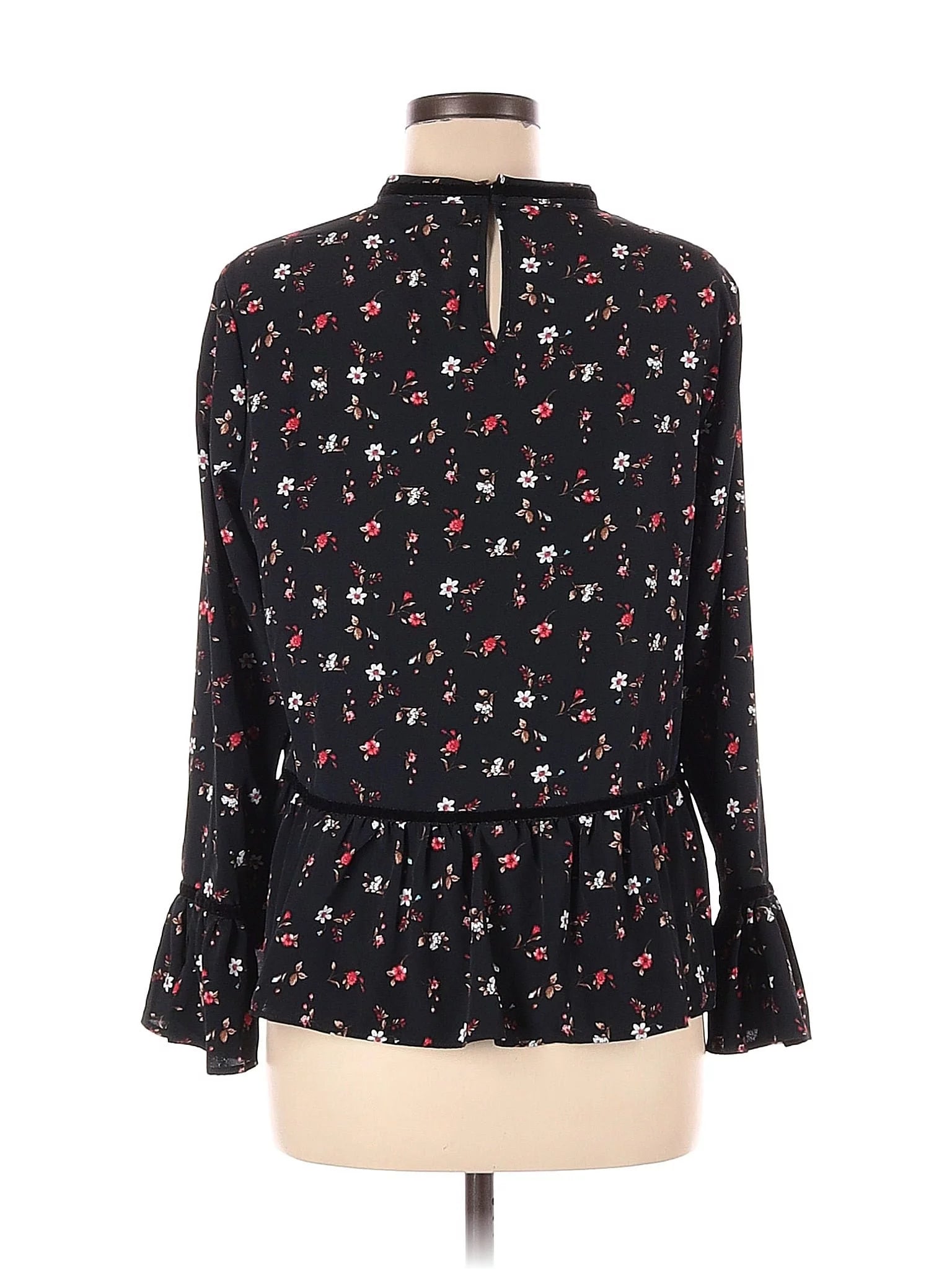 Pre-Owned Women's Size M Long Sleeve Blouse L782
