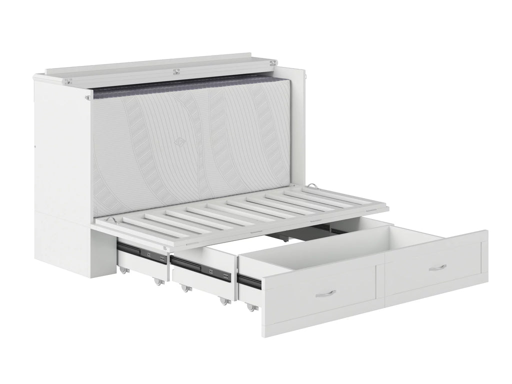 Queen White Murphy Bed Chest P74691