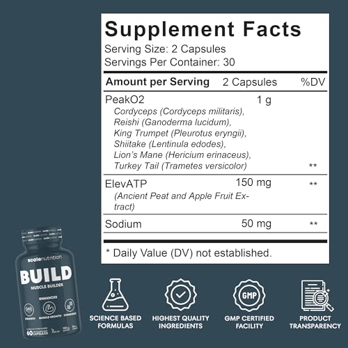 60 Capsules Muscle Builder Supplement N3050