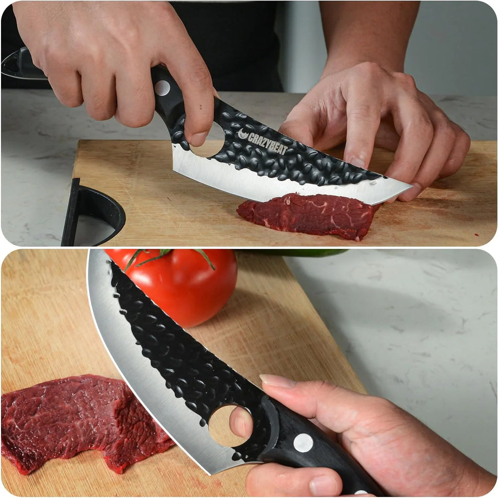 Black High Carbon Steel Boning Knife N233