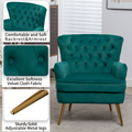 Dark Green Velvet Accent Chair S950132