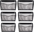 Black Wall Mount File Organizer, Pack of 2 O735485