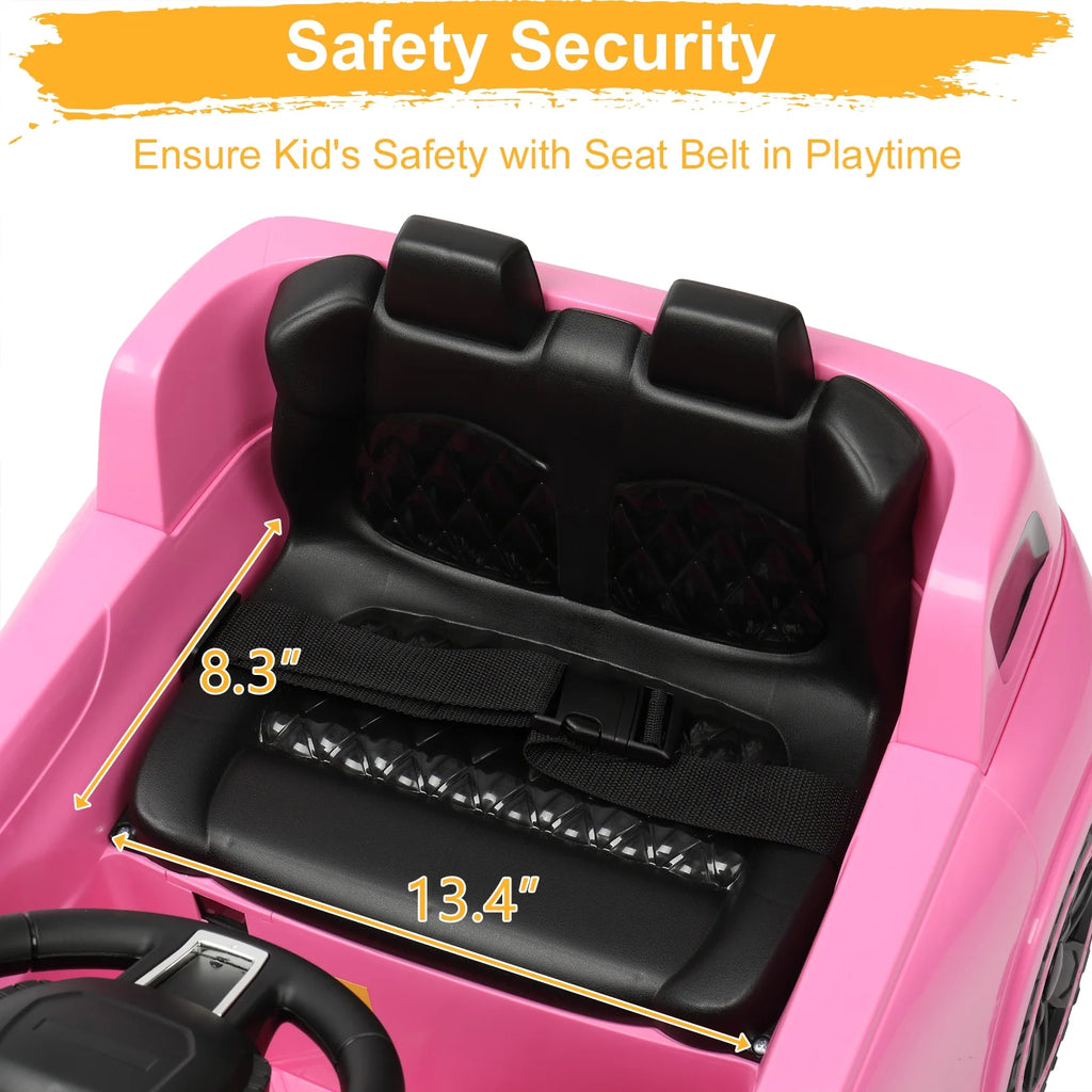 Pink Kids Ride on Car Electric Truck with Remote Control G81107