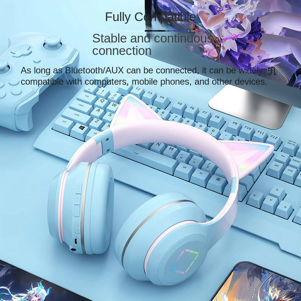 Wireless Bluetooth Gaming Headphones with Microphone F36516