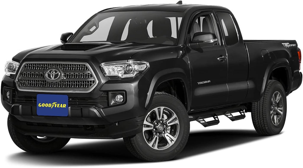 2 pcs Shatterproof Tape-on Window Deflectors for Toyota Tacoma 2016-2022 Access Cab Z993521