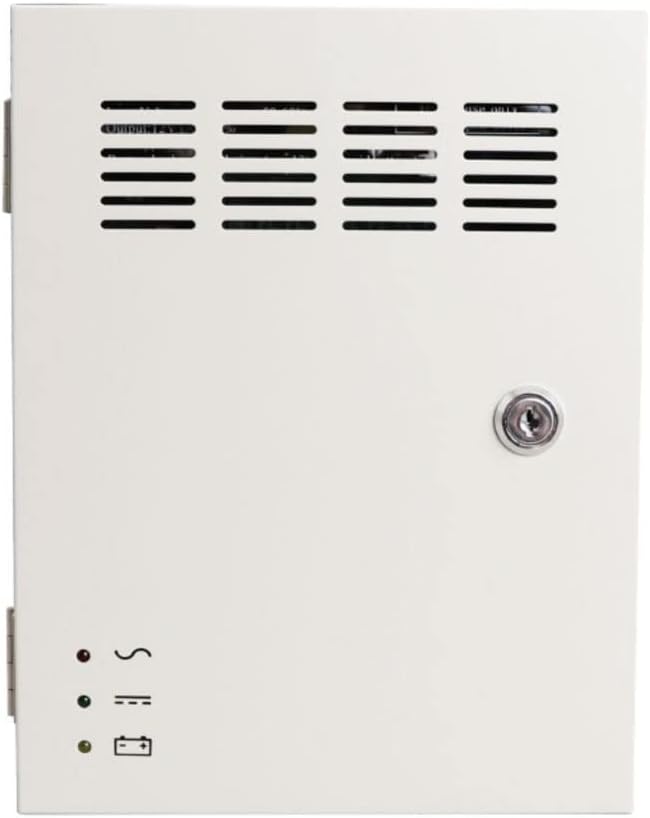 18 Channel 12V 20Amp DC Metal Boxed Cabinet Regulated UPS Power Supply Unit M507801