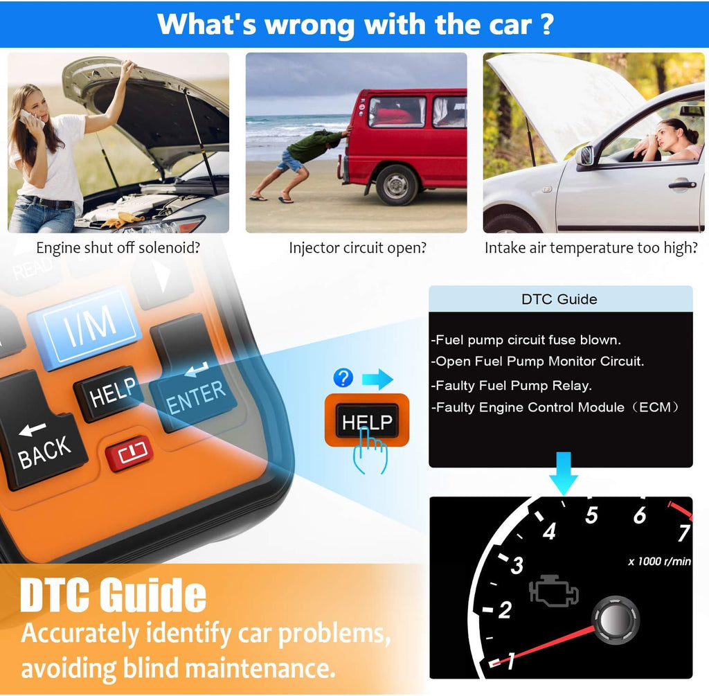 OBD2 Scanner Diagnostic Tool Pack of 2 R988