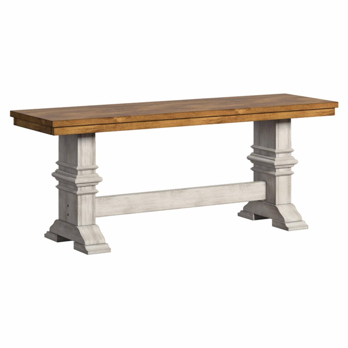 Farmhouse Dining Bench with Trestle Leg B60711