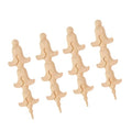 Unpainted Wood-Carved Decorative Onlays B880028