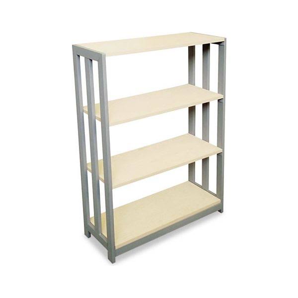 Oatmeal Three-Shelf Bookcase R9451