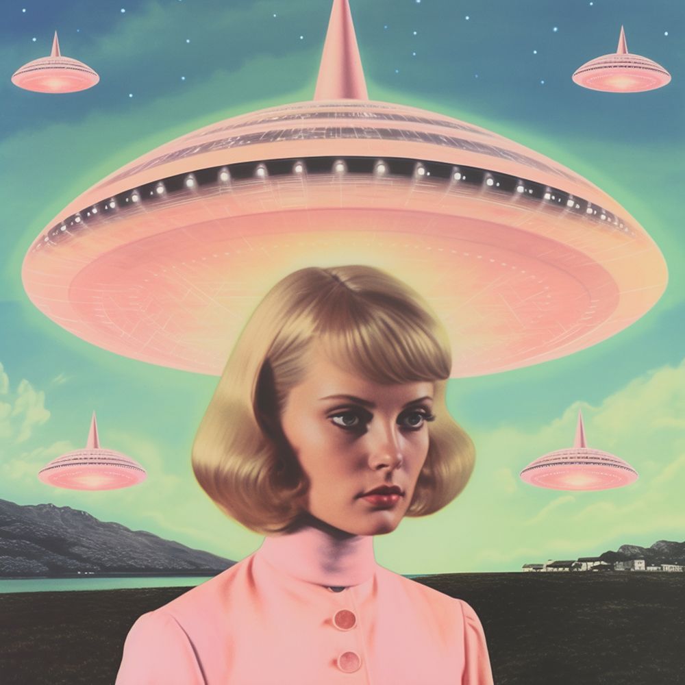 Barbie Collage Art Poster Print (12 x 12) R34106