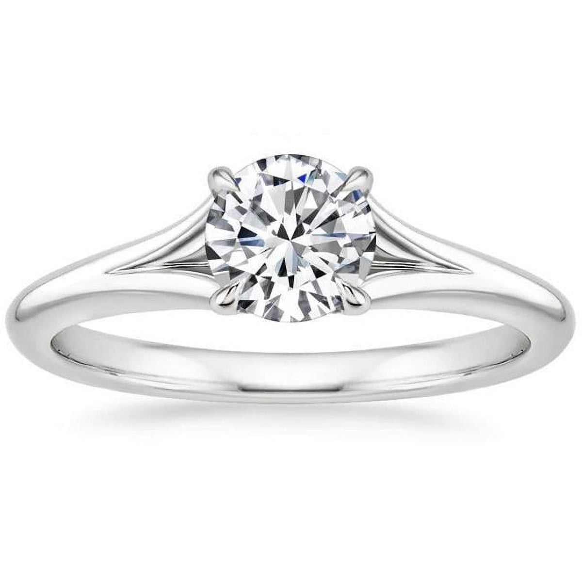 1.50 CT Diamond Solitaire Ring, 14K White Gold A70296