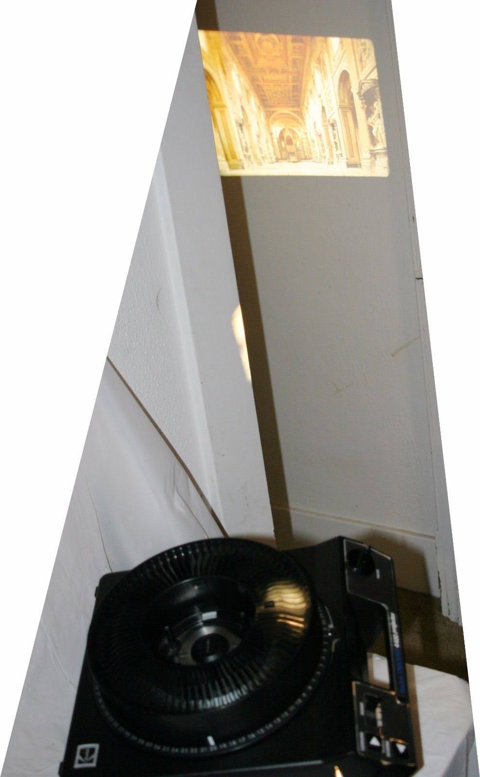 Carousel Projector with Remote Focus and 80-Slide Tray L36483