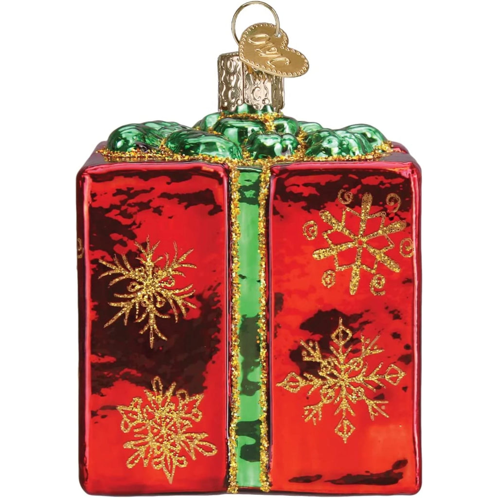 Glass Blown Ornament, 3.25" I7818