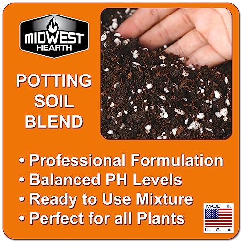8 Dry Quarts Potting Soil Mix with Peat Moss, Vermiculite, Perlite U799961