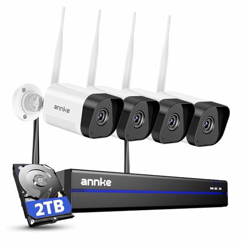 16CH 4K Security NVR with 4Pcs 3MP Outdoor Cameras K836