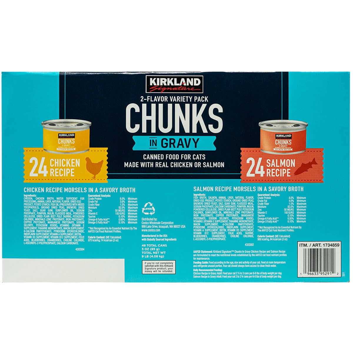 Chunks in Gravy Canned Cat Food Variety Pack H422