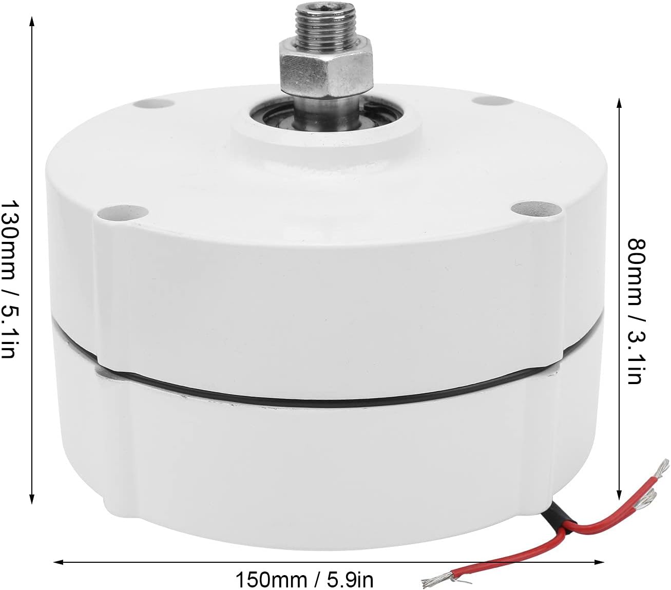 Three-Phase Permanent Magnet Generator with Rectifier 48V M401