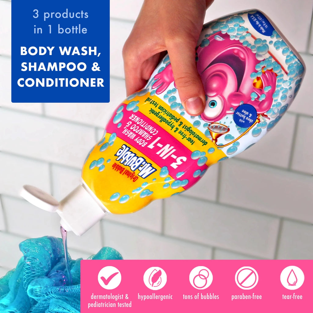 3-in-1 Body Wash, Shampoo & Conditioner, Bubblegum Scent, 16 fl. oz. Q748756