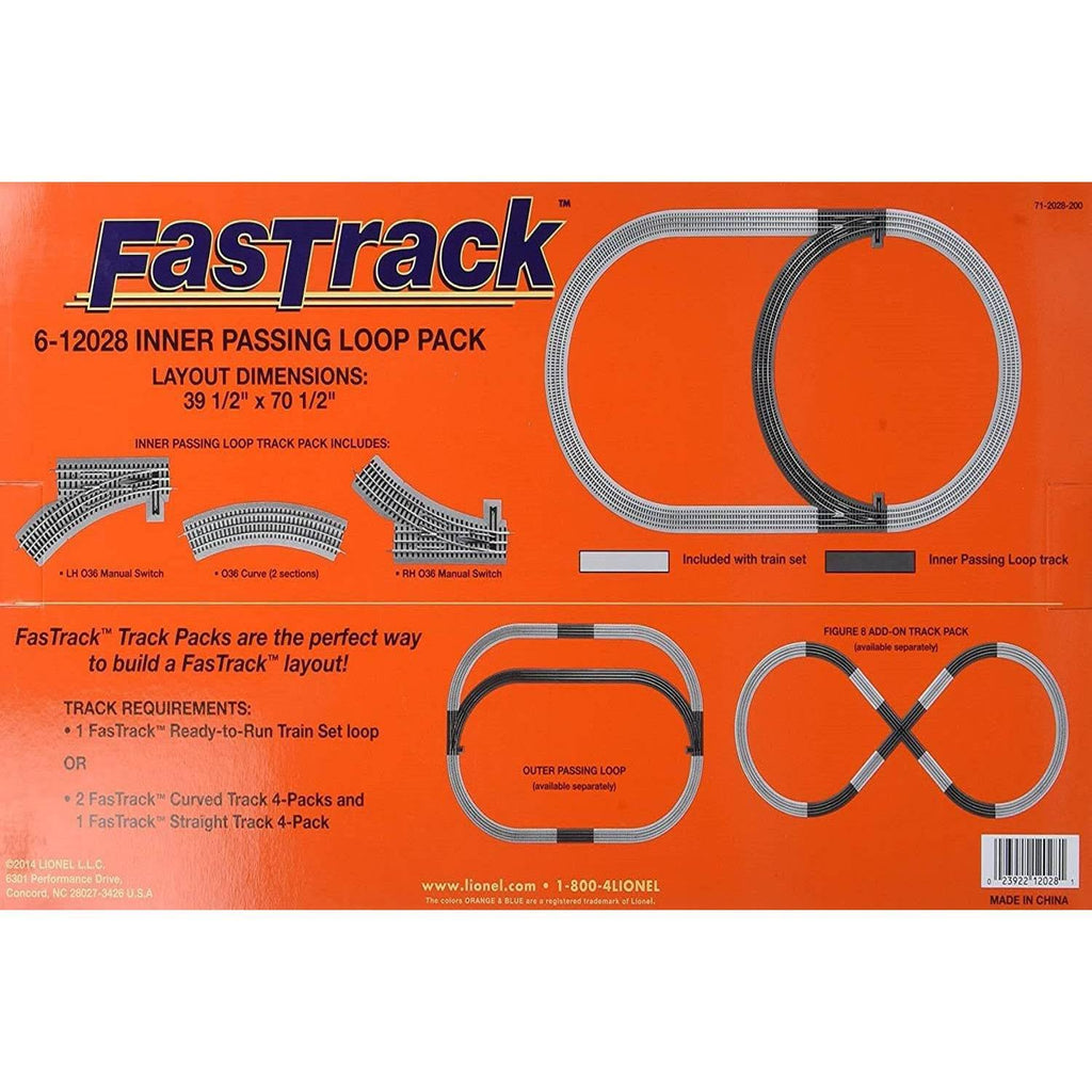 O FasTrack Inner Passing Loop Add-On Track Pack L3561