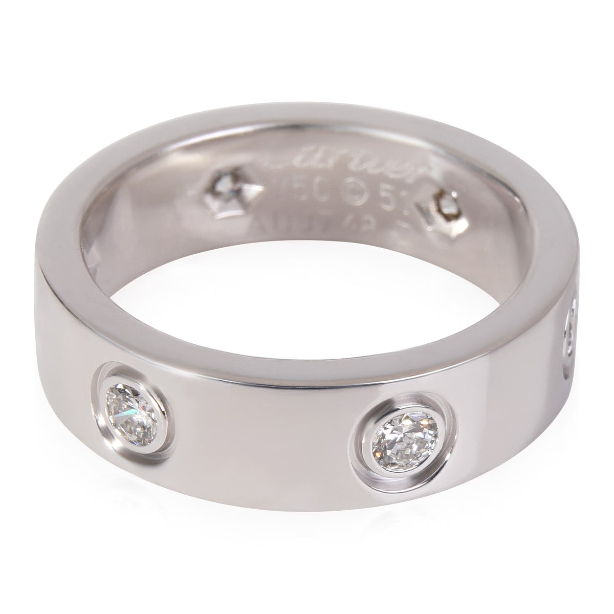 18k White Gold Diamond Ring T114095