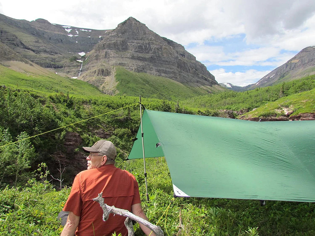 Ultralight Backpacking Tarp Grey 8' x 10' G442098