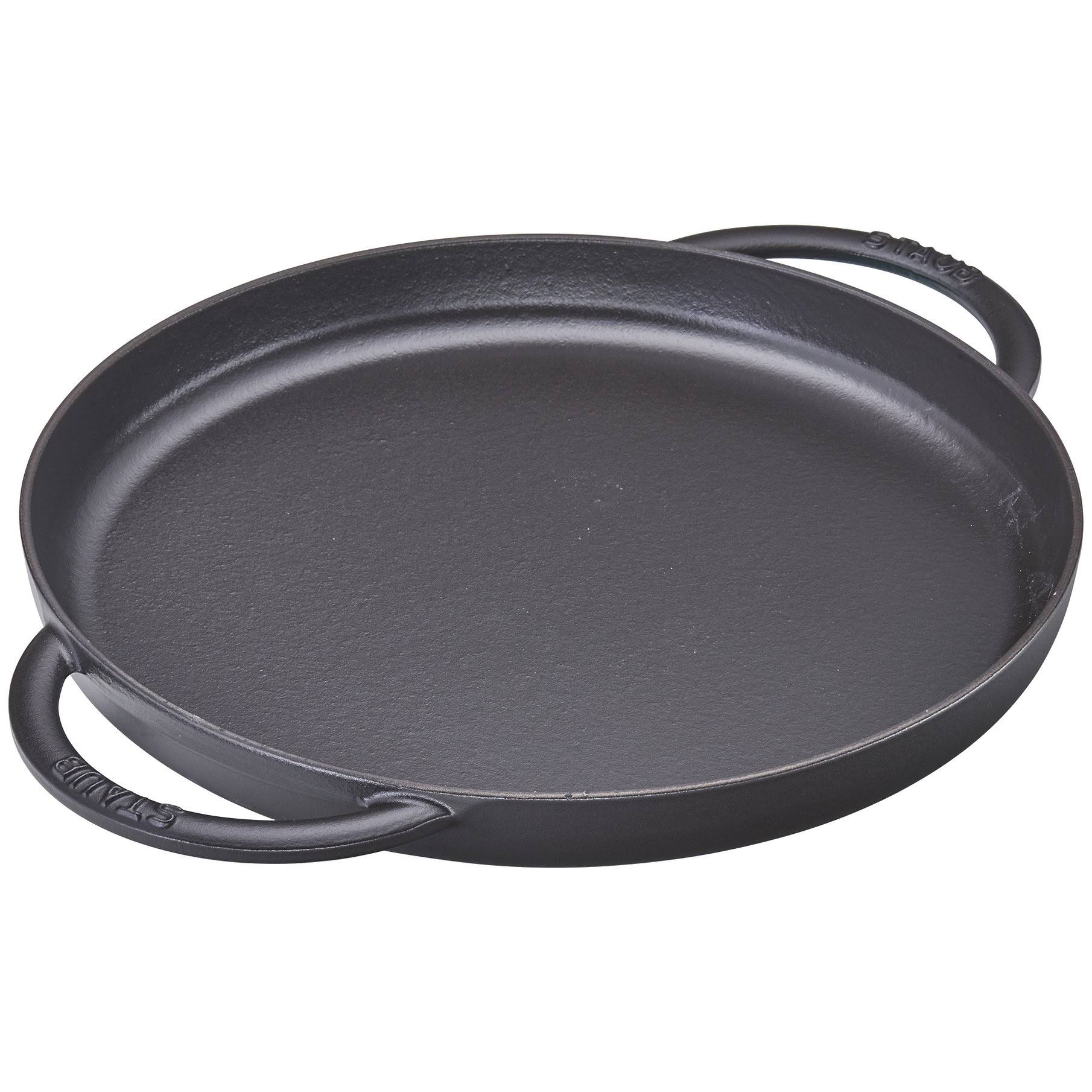 Matte Black Cast Iron Chicken Griddle & Press Set R622830