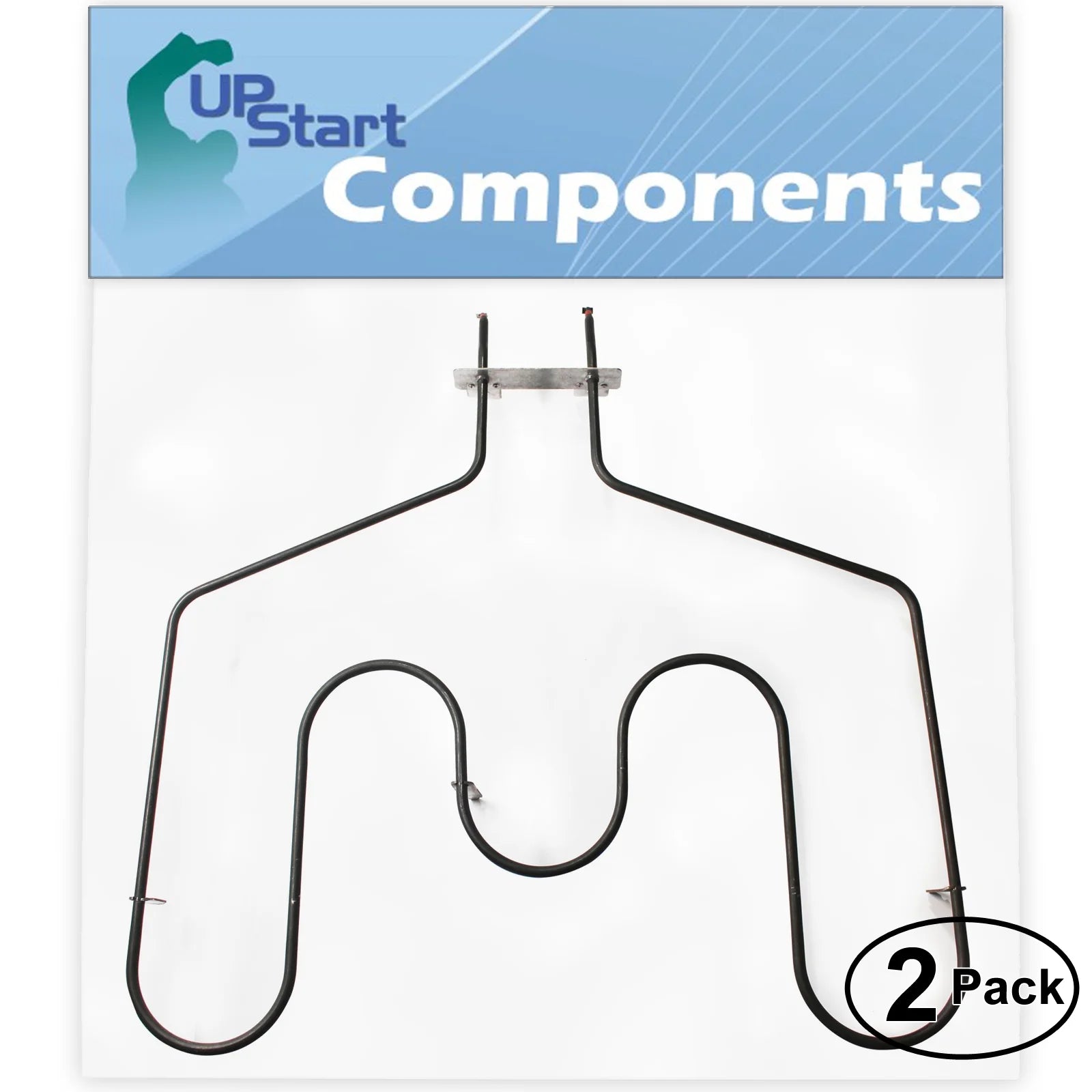 2-Pack Replacement Bake Element for General Electric Oven Heating Element J419