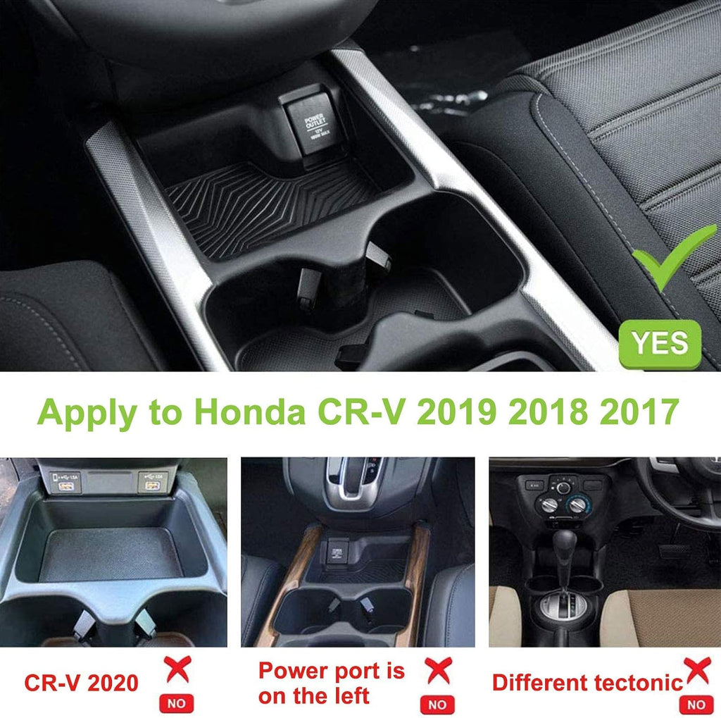 Wireless Charger Center Console Holder Storage Box with Wireless Charging Pad Mat for CR-V Interior Accessories Pack of 2 Y672