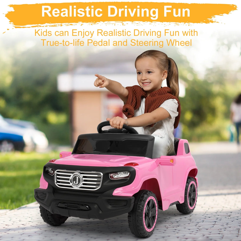 Pink Kids Ride on Car Electric Truck with Remote Control G81107