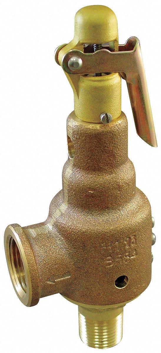 Safety Relief Valve, 1 In, 10 PSI W9280