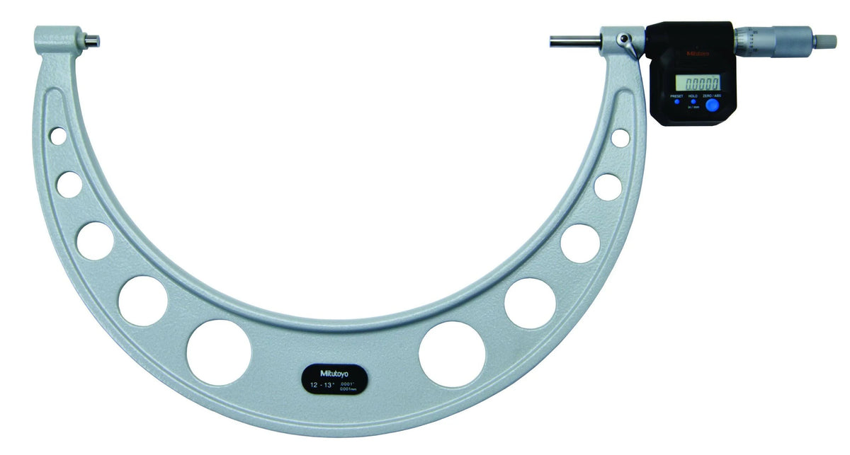 Coolant Proof LCD Micrometer with Ratchet Stop Q482192