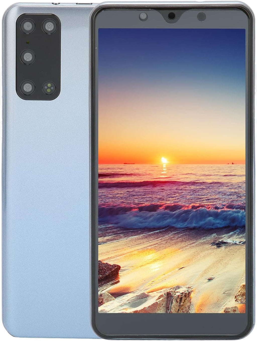 Grey 5.72" HD Curved Screen Dual SIM Smartphone, 512MB RAM + 4GB ROM, 1650mAh Battery, Pack of 2 X1788