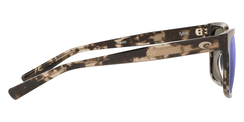 Polarized Blue Mirror 580G Square Sunglasses B5909